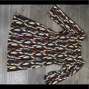 Geometric Dress w/back key hole:  Sz Large